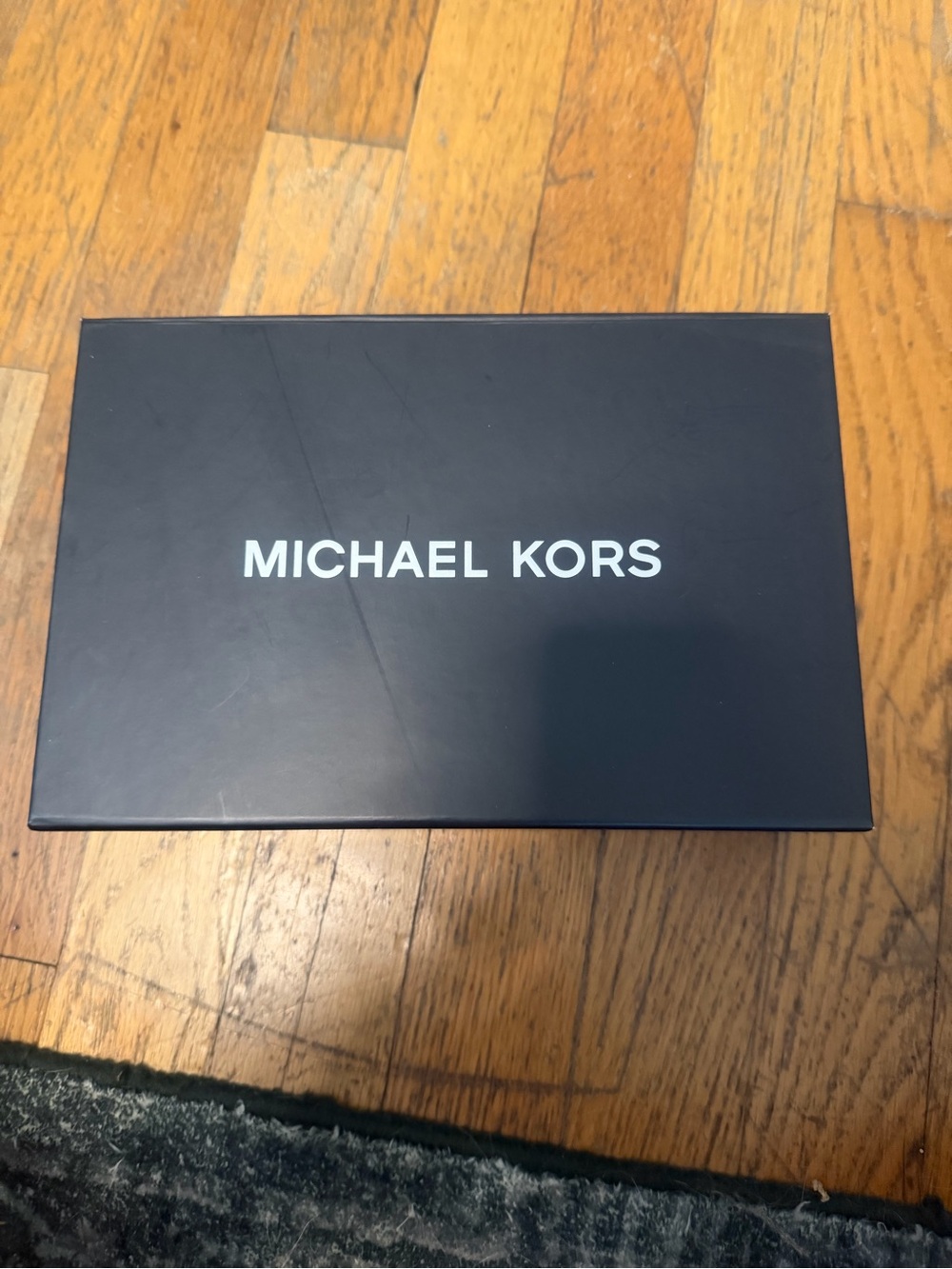 Michael Kors Hudson Metallic Crocodile Embossed Leather Zip-Around Wallet - Picture 5 of 14
